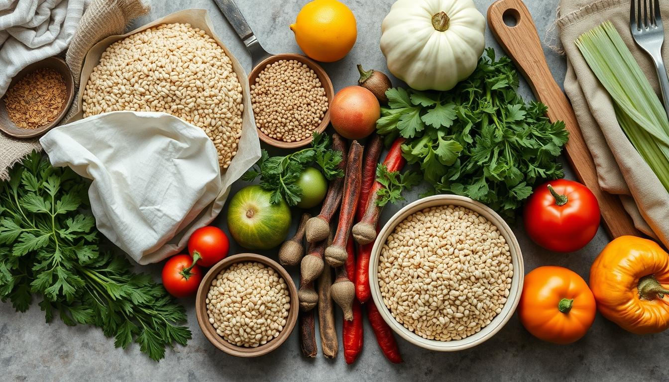 Ingredients prepared for a fast weeknight meal