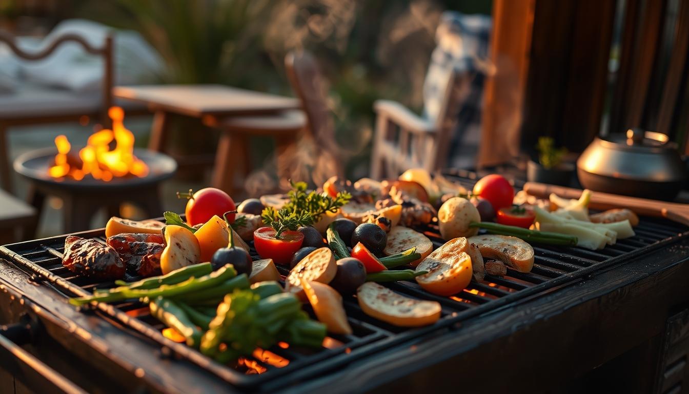 Fresh ingredients for healthy home cooking