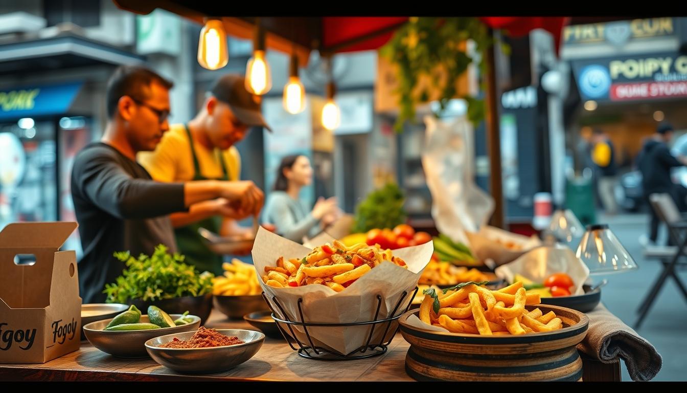 Ingredients prepared for a simple home dinner